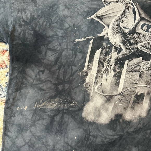 Vintage Dragon Faded T-shirt Size XL - Picture 5 of 7